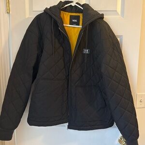 Vans Black Quilted Jacket